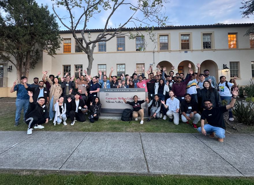 group photo outside CMU-SV